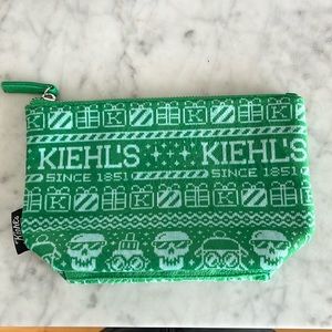 Kiehl’s Dressed Up Skulls Make-up Cosmetic Bag Zippered